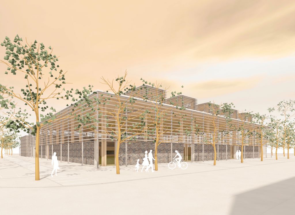 Teichert . Architekten:  Südtondern Sporthalle in Niebüll