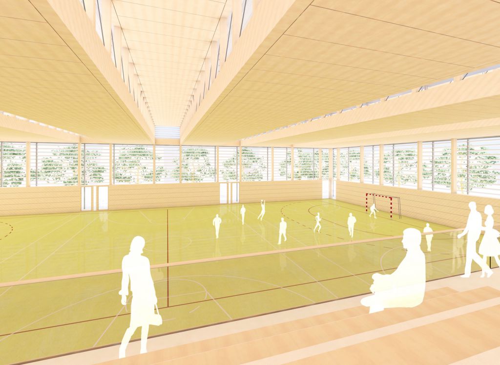 Teichert . Architekten: Südtondern Sporthalle in Niebüll