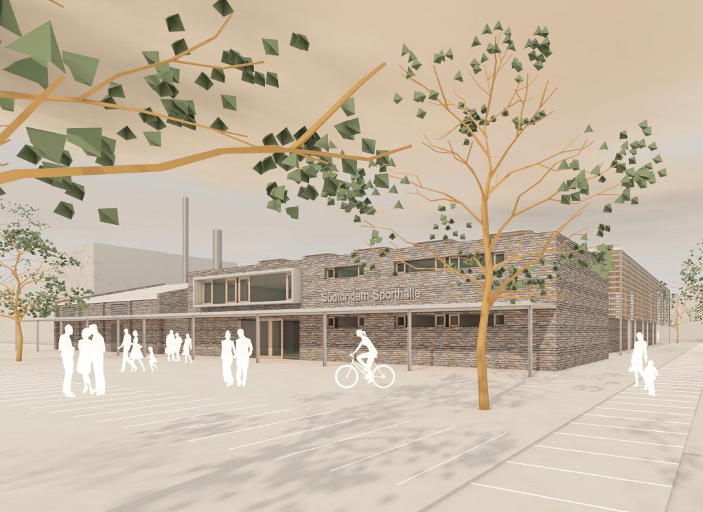 Teichert . Architekten: Südtondern Sporthalle in Niebüll