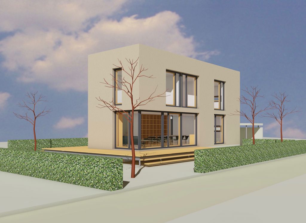 Teichert . Architekten: Passivhaus in Holzbauweise mit Atelier