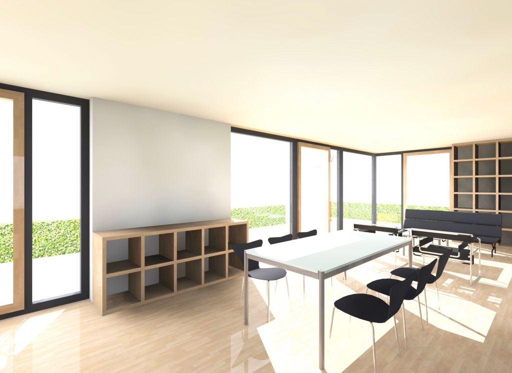 Teichert . Architekten:  Passivhaus in Holzbauweise mit Atelier