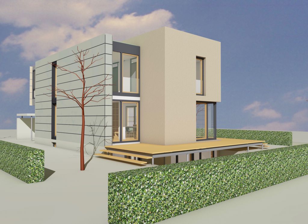 Teichert . Architekten: Passivhaus in Holzbauweise mit Atelier